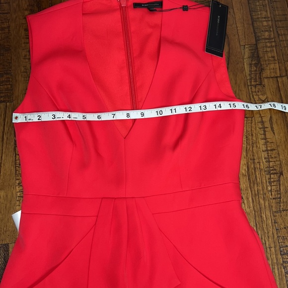 BCBGMaxAzria NWT dress Clare Mini in Red Berry color size 6 - Picture 12 of 16